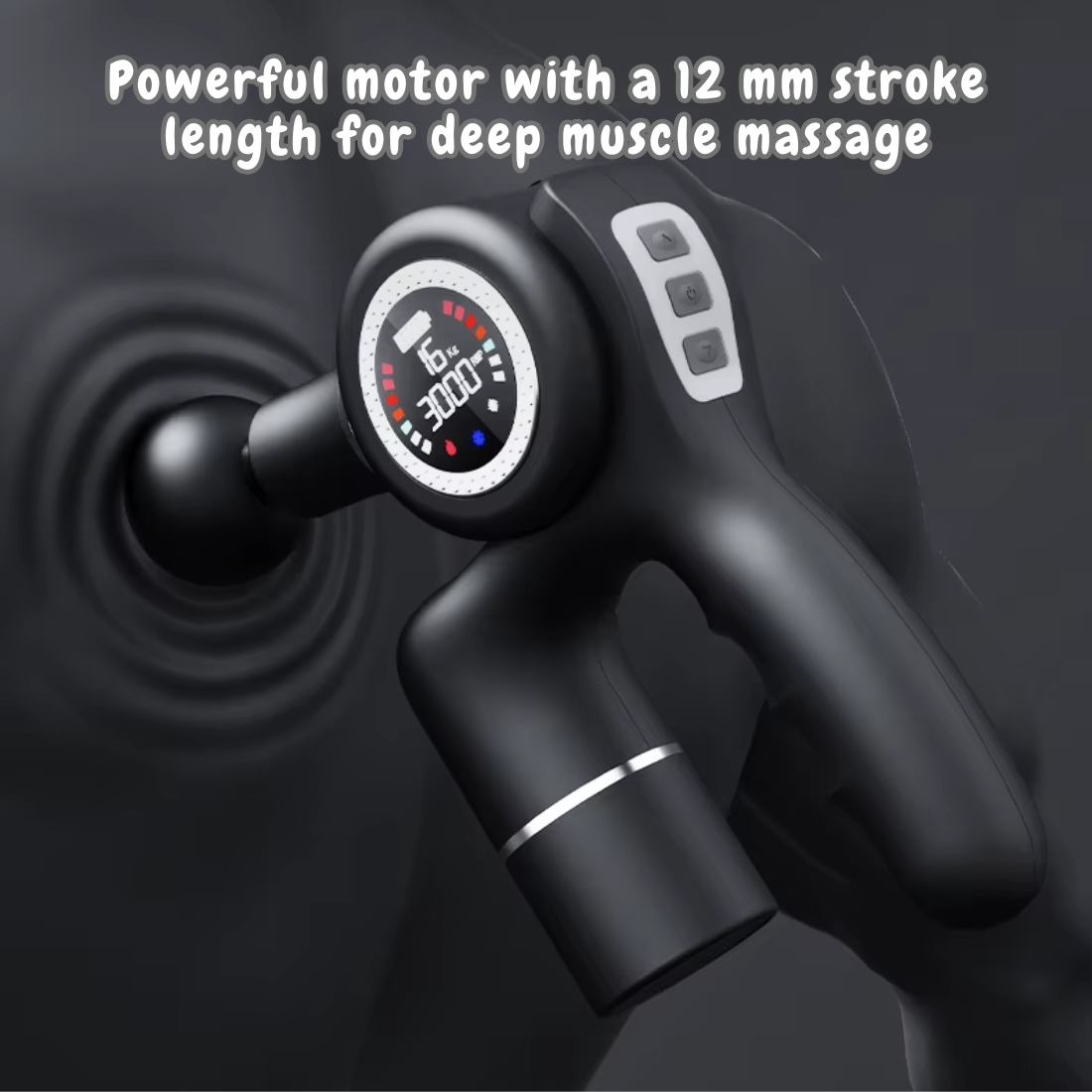 Professionel massagepistol EVOLVIENCE PRO – dobbelte batterier