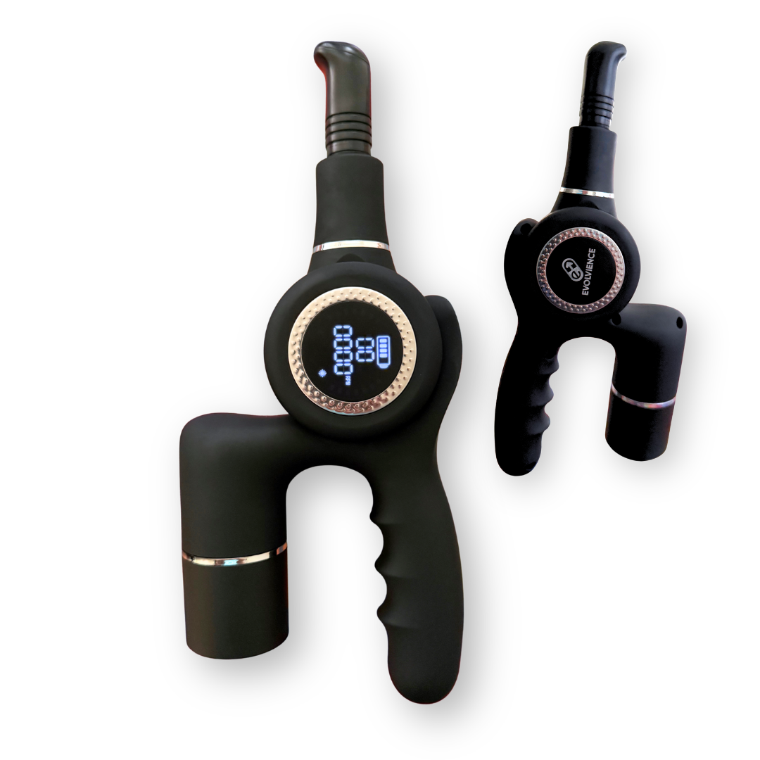 Professionel massagepistol EVOLVIENCE PRO™ – dobbelte batterier