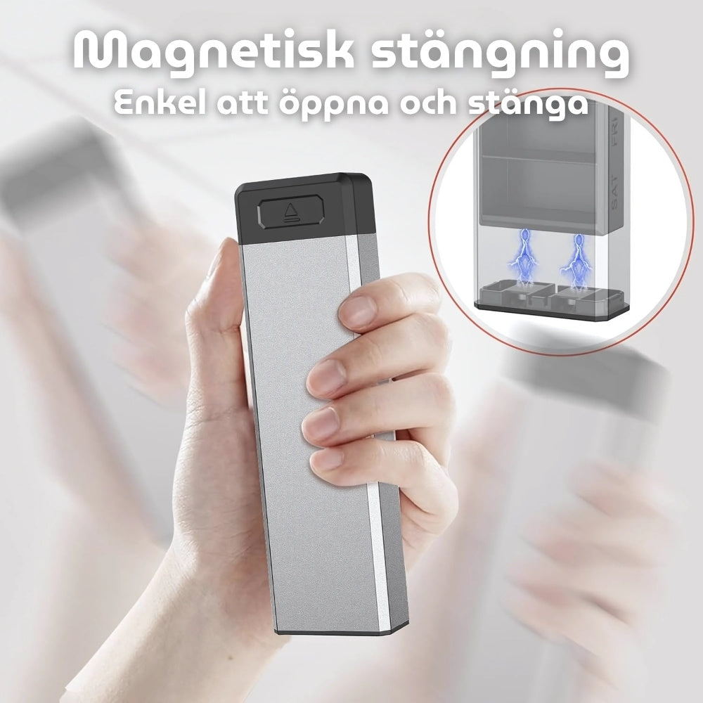 Ugentlig Doseringsæske i Aluminium EVOLVIENCE GO